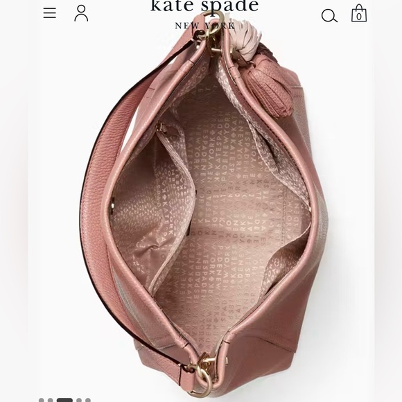 Kate Spade Shoulder Bag/Purse Light Mauve - Picture 3 of 16